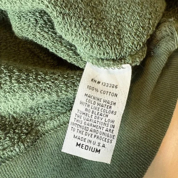 EUC Free People FP Retrobrand Los Angeles Banff Sweatshirt green - medium - Picture 7 of 10